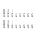 thumbnail image 1 of Uxcell 16 Pcs Diferentes Calibres Aguja de Punta Romo de 0.5 Pulgadas para Recarga de Adhesivos Líquidos Tintas, 1 of 6