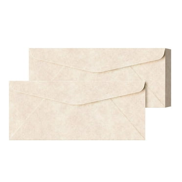 Natural Cream #10 Parchment Business Envelopes – Perfect for Invitations, Greetings, Holiday, Office, Invoices, Letters, Mailings | 4 1/8 x 9 1/2 inches | 50 per Pack
