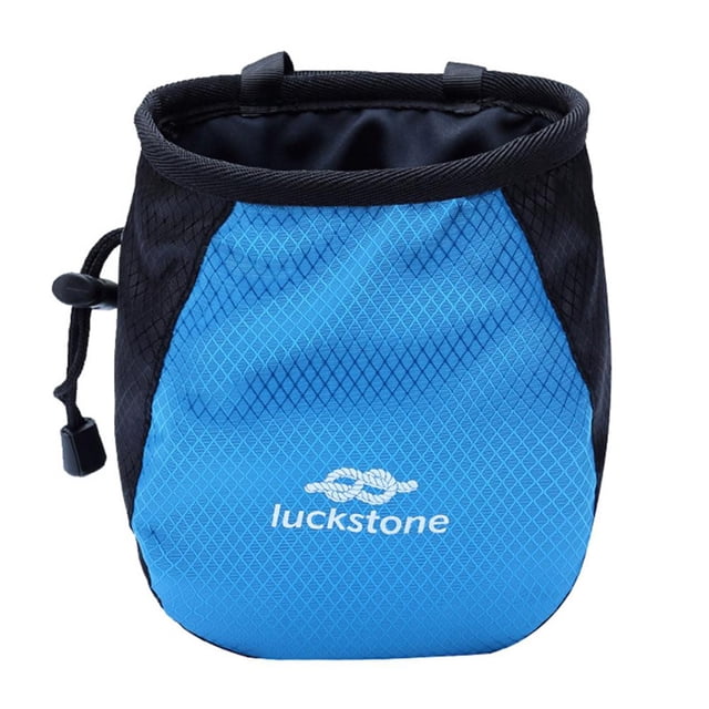 3Uds. Bolsa De Tiza Cinturón Ajustable Almacenamiento Resistencia Al Desgarro Para Fitness Azul