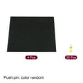 thumbnail image 3 of Self Adhesive Wall Square Bulletin Felt Board Tile with Push Pin, Black 4 Pack, 3 of 5