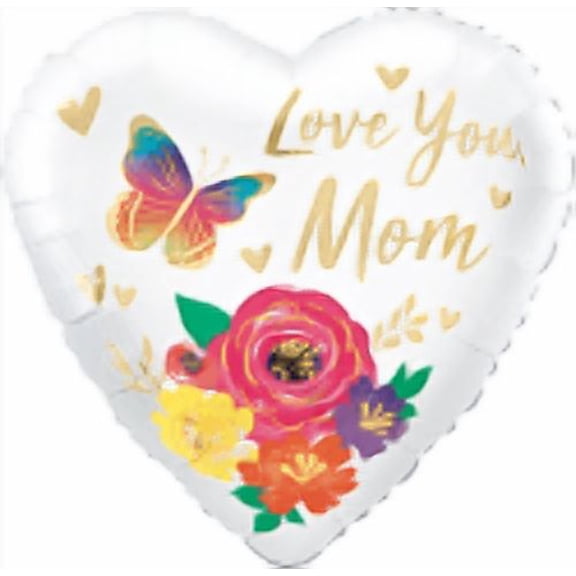 28H HX LOVE YOU MOM SATIN FLORAL