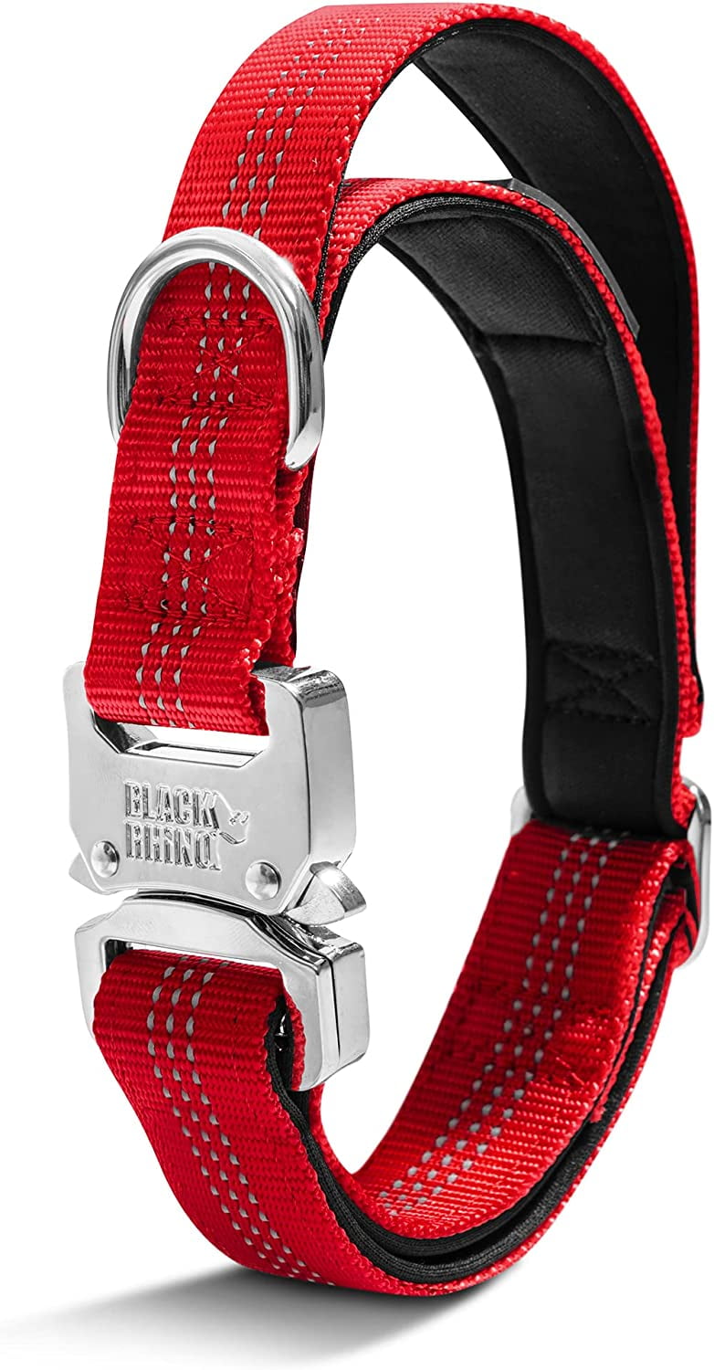 Black Rhino Tactical Dog Collar UltraSoft Neoprene Padded Dog