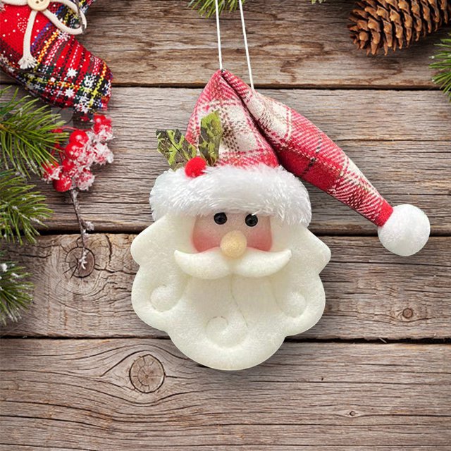 Adorno navideño colgante de muñeca de punto del País de las Maravillas, adorno para pared, ventana, árbol de Navidad, decoración para coche