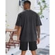 thumbnail image 5 of Camiseta Adorejoy Oversize Vintage Lavada para Hombre Negra M, 5 of 8