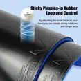 thumbnail image 4 of LOKI-RXTON 9 Table Tennis Rubber, Pips-in Super Sticky Ping Pong Rubber, Internal Energy, Blue Cake Sponge, Fast Attack and Arc 38 degrees black, 4 of 6