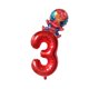 thumbnail image 4 of Globos de aluminio con temática de los Vengadores para niños y niñas, globos de números de héroe, spiderman, Capitán América, Hulk, decoración de fiesta, juguete para Baby Shower（2pcs5 32 pulgadas, 4 of 5