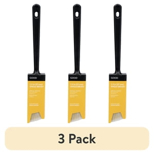 Good 1.5-Inch Angle Sash Polyester Paint Brush (3-Pack)