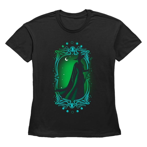 Women's Wicked Elphaba Silhouette Frame Graphic T-Shirt
