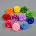 thumbnail image 1 of Cabeza de flor de tela de seda de clavel de simulación, decoración para tarta, estilo clavel, 1 of 5