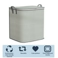 thumbnail image 3 of Shoreew Wardrobe Storage Bag Zipper Closure with Handle Clothes Storage Basket Closet Organizer Housemoving Package Duvet Cover Bed Sheets Storage Case, 3 of 6