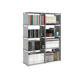 thumbnail image 1 of Librero Organizador Estante Cubo Xtellar Gris 80 cm X 125 cm X 27 cm Soporta Hasta 20kg, 1 of 4