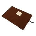 thumbnail image 3 of SILENRADAWN 1Pc Electric Pet Warm Floor Mat Brown Heated Cushion for Dogs and Cats Comfortable, 3 of 8