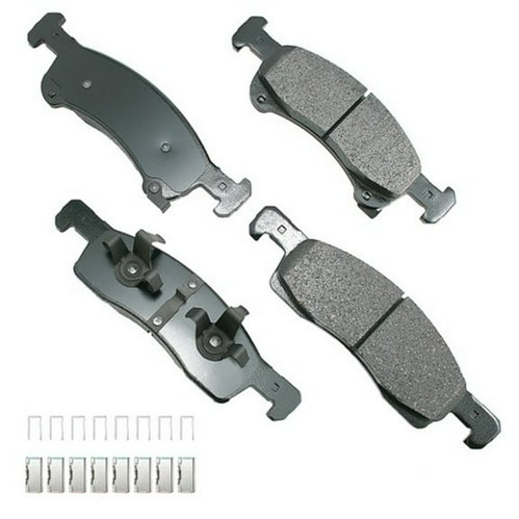 Akebono PRO-ACT Ultra-Premium Brake Pad Set, Ceramic Fits select: 2003-2006 FORD EXPEDITION, 2003-2006 LINCOLN NAVIGATOR