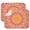 Emotional E, variant on 2 Pack Peach Print Kitchen Drying Mats Super Absorbent Microfiber Dish Drying Mat, Heat Resistant & Foldable Countertop Pad for Dishes Kawaii Fruit Aesthetic Design (Pink, 18"x16")