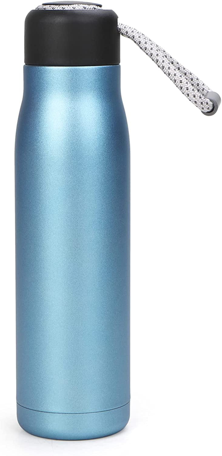 Vaccum Insulated Water Bottle Stainless Steel Thermo Flask for Sports Gym yoga 