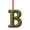 B, variant on 26 Letter Christmas Ornaments Acrylic 2D Flat Design for Christmas Tree Decorations and Holiday Home Decor