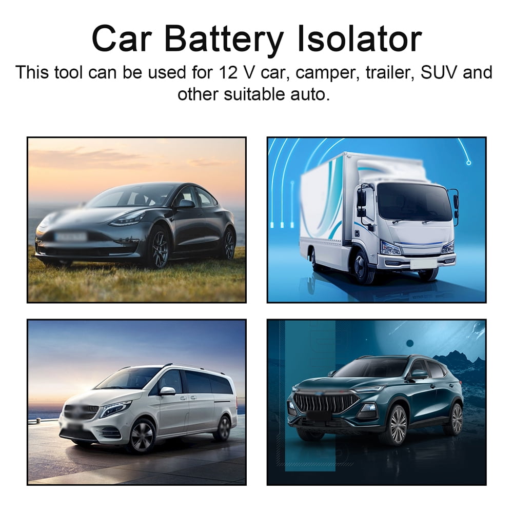 Anself Car Auto Universal Wireless Remotes Control Battery Switch Intelligent Switch Relay Car Battery Disconnect Cut Off Isolator Switch