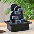 thumbnail image 3 of Fuente de agua de decorativa Fuente de agua que fluye Cascada de Feng Shui C Zulema Fuente de mesa, 3 of 6