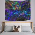 thumbnail image 2 of FREEAMG Abstract Colorful Nebula Starry Sky Galaxy Wall Tapestry Tapestry Wall Hanging Decorative Tapestries Wall Art Wall&nbsp;Blanket&nbsp;Bedding Tapestry for Bedroom Living Room Dorm 90"x60", 2 of 7