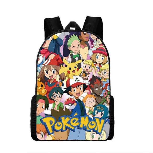 Pet Elf Pokemon Backpack, Student Cartoon Backpack-Vinsniv