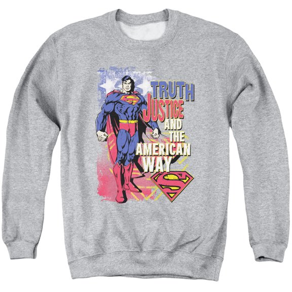 Superman - Truth Justice - Crewneck Sweatshirt - Small