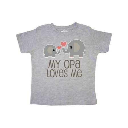 

Inktastic My Opa Grandpa Loves Me Gift Gift Toddler Boy or Toddler Girl T-Shirt
