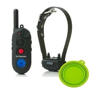 Educator Pro E-Collar PE-900 Advanced Remote 1 Dog Training System 1/2 Mile with Vibration, Tapping, Pavlovian Stimulation - Waterproof - Shock Resistant - with Bonus eOutletDeals Travel Bowl