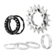 thumbnail image 1 of Bicicleta velocidad montaña volante velocidad antiguo rueda libre piñón para bicicleta BMX Plata Zulema Casete de una velocidad, 1 of 8