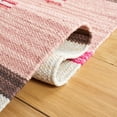 thumbnail image 5 of SAFAVIEH Cotton Kilim Kilim Southwestern Cotton Area Rug, Red/Ivory, 4' x 6', 5 of 11