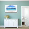 thumbnail image 2 of wall26 - Canvas Print Landscape Wall Art - Picture of a Beautiful Beach and Blue Sea - Gallery Wrap Modern Home Art | Ready to Hang -16x24 inches, 2 of 4