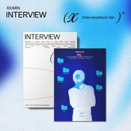 Xiumin - Interview X - Interviewbook Version - incl. 36pg Tabloid, Photocard, Sticker, MiniBook   Envelope - Music & Performance - CD
