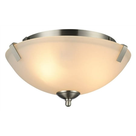 - CHLOE Lighting GURLI Transitional 2 Light Brushed Nickel Ceiling Fixture 14