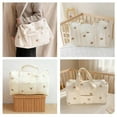 thumbnail image 3 of Embroidered Mom Bag Storage Bag Large Capacity Mommy Travel Bag Fashion Multi-functional Strap Lightweight Handbag Crossbody, 3 of 7