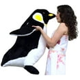 thumbnail image 5 of American Made Giant Stuffed Penguin 30 Inch Big Soft Stuffed Animal Made in USA America, 5 of 15
