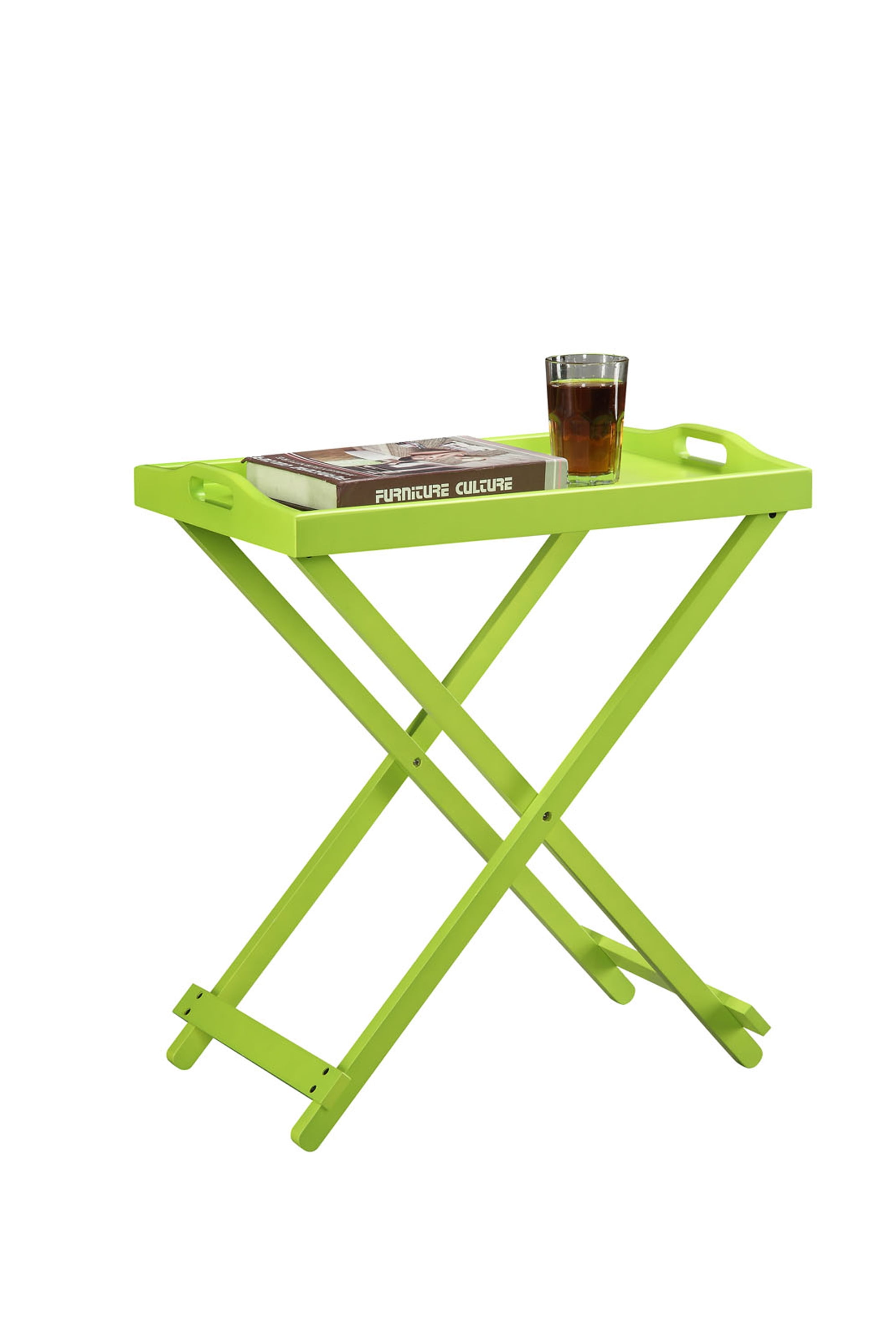 Convenience Concepts Designs2Go Folding Tray Table, Multiple Colors