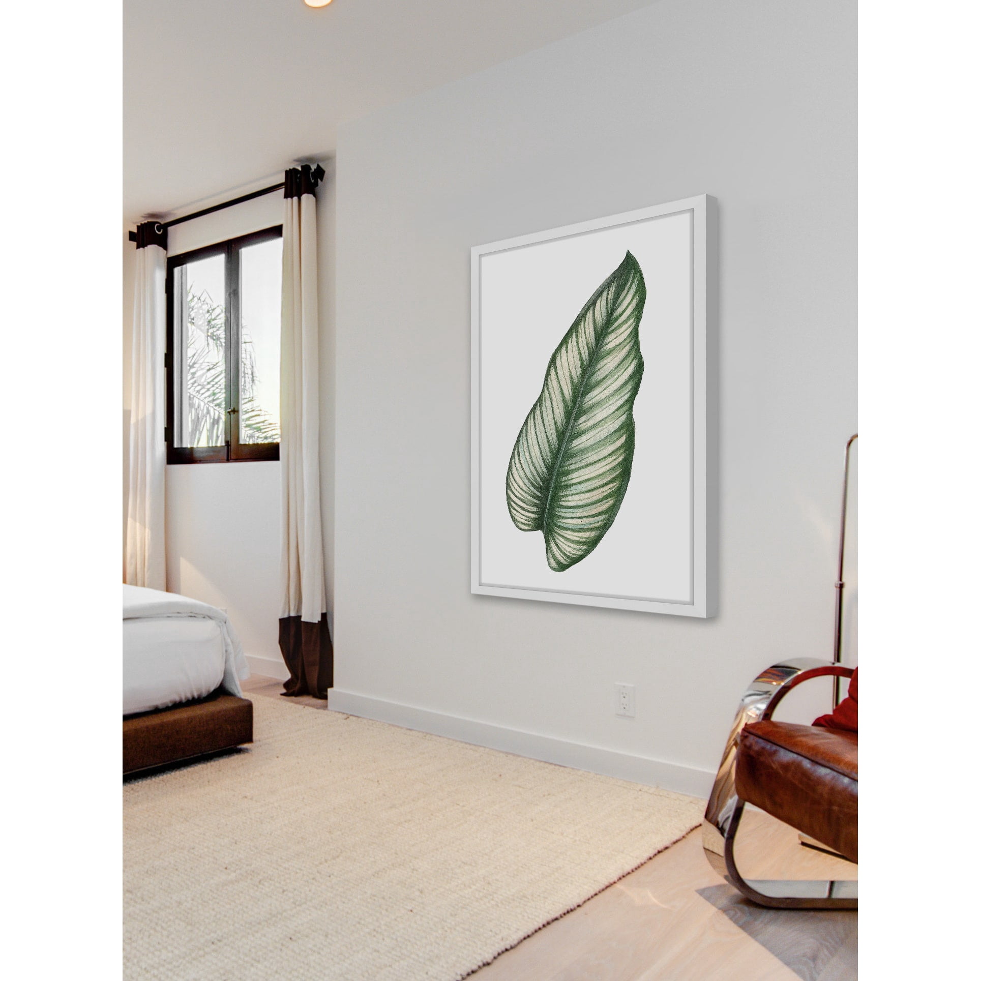 Marmont Hill "Top Leaf I" by Shayna Pitch Framed Painting Print
