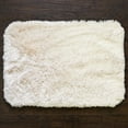 Bath Rug, Non Skid Back, Soft Faux Fur St. Lucia Prima 20" x 32