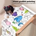 Sticky Drawing Paper Roll Wall Safe Coloring Banner Adhesive Painting ...