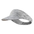 thumbnail image 2 of Sombrero de verano para el sol, sombrero de protección solar, nailon, portátil, ala ancha, visera superior vacía. Gris, 2 of 9