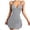 Gray, variant on Stamzod Women's Nightgowns & Sleepshirts Long Sleeve Night Dress Loose Soft Comfy Pajama Dress Halloween Pajamas XXXL