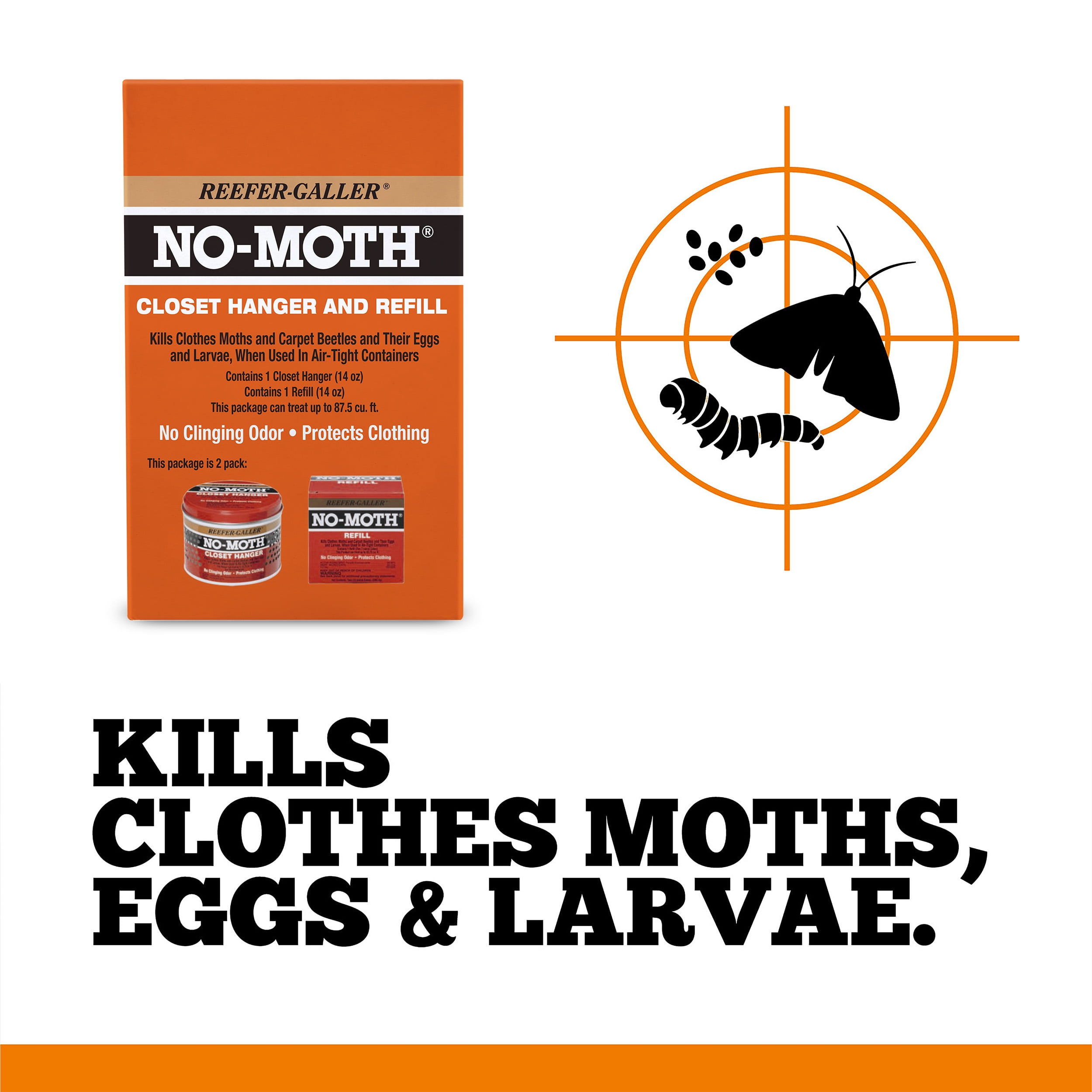 Reefer-Galler No-Moth Moth Killer Cake Refill (2-Pack) - Kenyon Noble  Lumber & Hardware