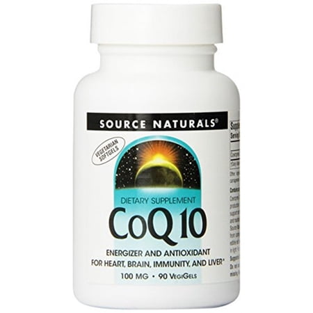 Source Naturals Coenzyme Q10 100 mg 90 Vegetarian Softgel