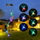 thumbnail image 1 of Luz solar de carillón de viento con 6 luces de carillón de viento de pájaro azul con cambio de color, luz solar colgante impermeable para jardín, 1 of 5