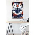 thumbnail image 5 of NHL Edmonton Oilers - Maximalist Logo 23 Wall Poster with Magnetic Frame, 22.375" x 34", 5 of 5