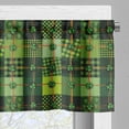 thumbnail image 3 of Ambesonne Irish Valance Pack of 2, Patchwork Celtic Clovers, 54"X12", Multicolor, 3 of 5