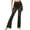 Noir, variante sur Justaucorps Legging en Dentelle Taille Haute pour Femme, Aguichant, Transparent, Extensible, avec Design à Volants