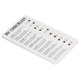 thumbnail image 2 of Matsuzay RV Checklist Note Boar Plastic RV Checklist Memo Portable RV Checklist Notepad Reutilizable Checklist Note Pad Notebook para el hogar Cocina cartulina Numero 3, 2 of 6