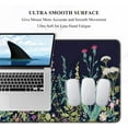 thumbnail image 5 of Desk Pad, XL Extended Large Gaming Mouse Pad 31.5 x 11.8 Inch, Waterproof Mousepad with Stitched Edges, Non-Slip Computer Keyboard Laptop Mat for Women Men Office Work, Silent Night Flowers, 5 of 6