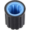 thumbnail image 4 of 5 uds 6mm eje de inserción 10x12mm perilla giratoria de potenciómetro de plástico azul, negro, 4 of 4