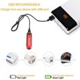 thumbnail image 3 of Bike Lights USB Rechargeable Bike Light 4 Pack Bicycle Light Red, 3 of 4